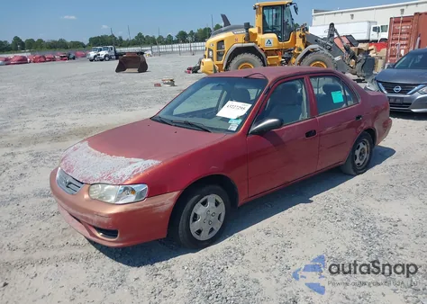 2001 Toyota Corolla Ce from USA, damaged, VIN 1NXBR12E61Z554291